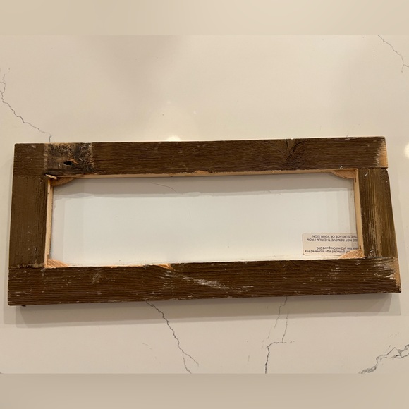 Treehouse Customs Handmade Restroom Sign 7” x 16.9” Distressed Rustic Wood Back - Picture 8 of 12